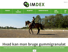 Tablet Screenshot of imdex.dk